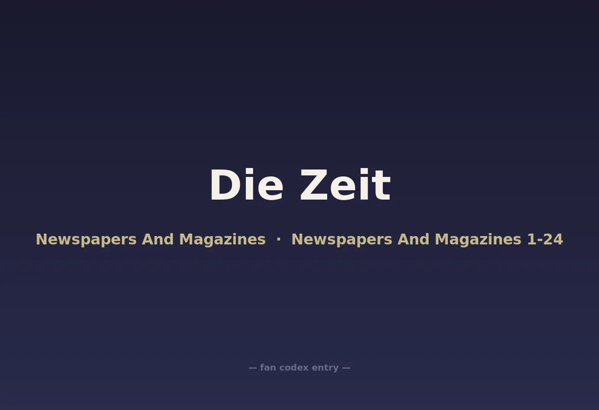 Die Zeit