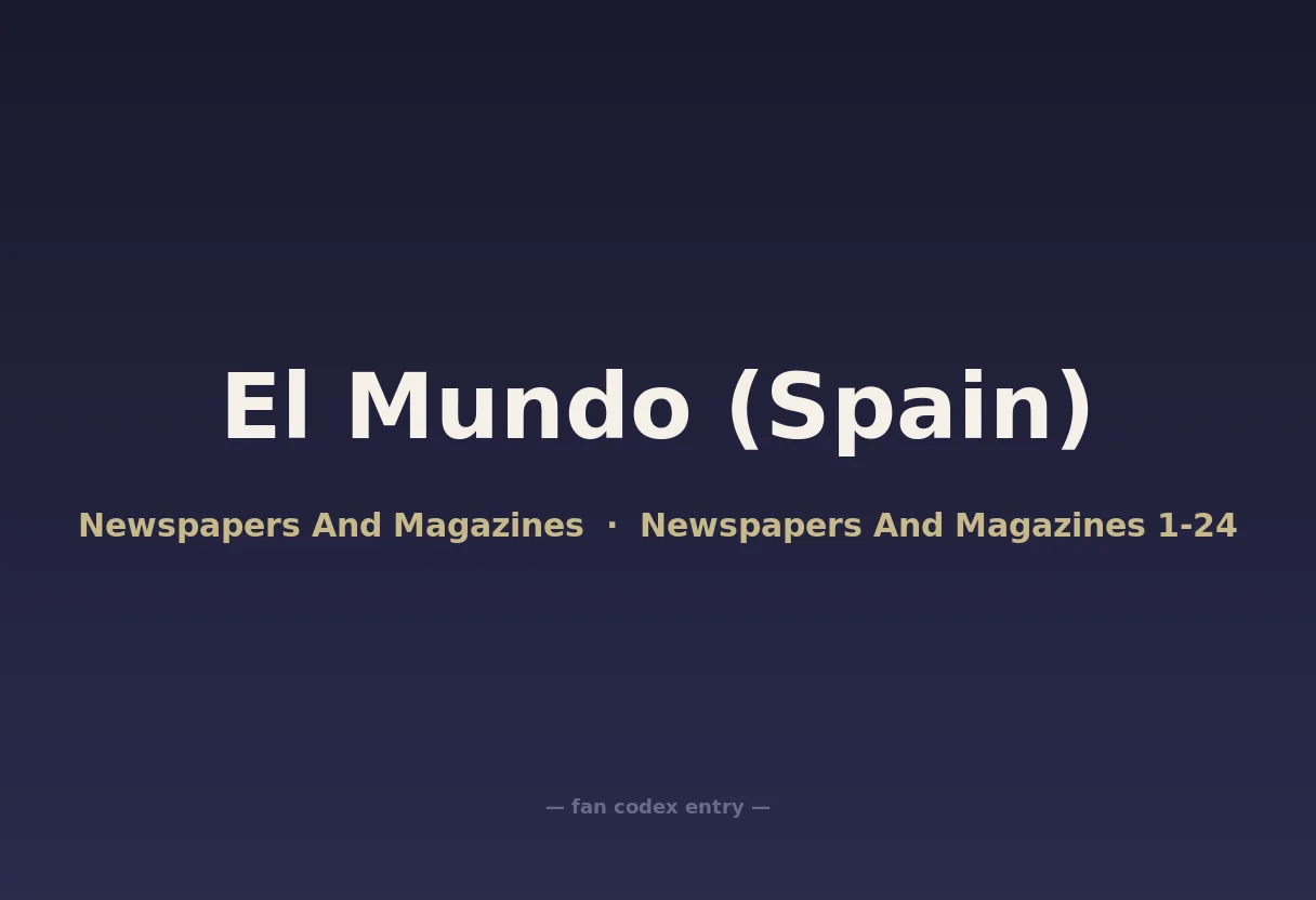 El Mundo (Spain)