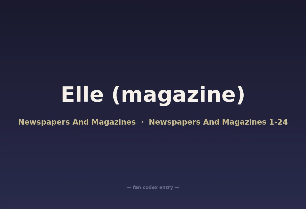 Elle (magazine)