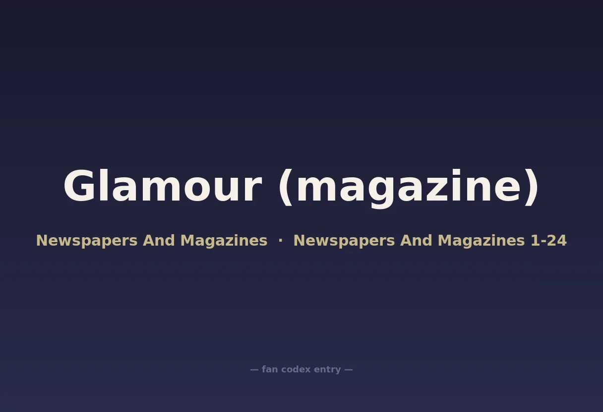 Glamour (magazine)