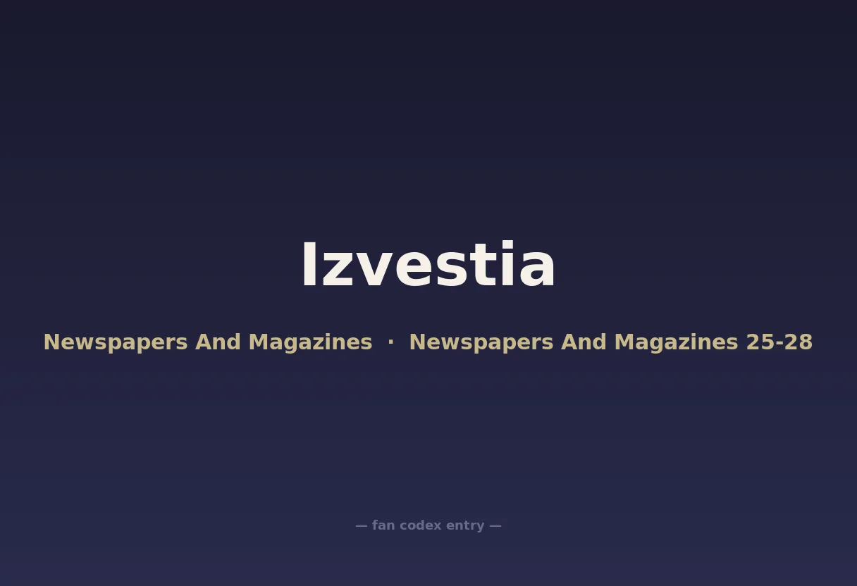 Izvestia